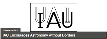 بیانیه اتحادیه بین المللی نجوم در خصوص نجوم بدون مرز