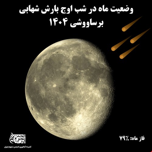 وضعیت نامطلوب رصد بارش شهابی برساوشی ۱۴۰۴