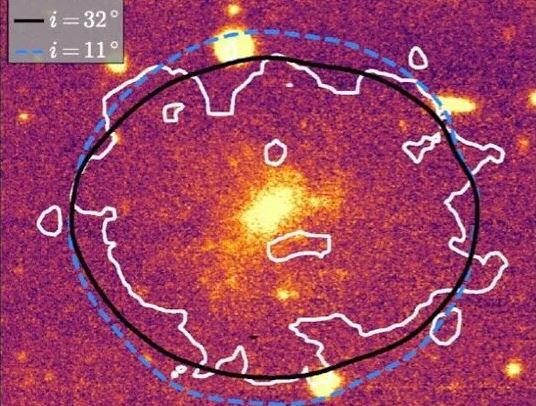 دینامیک تعمیم یافته نیوتونی، موند (MOND) در خوشه کهکشانی  AGC 114905